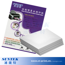 A4-Format Inkjet White Water Slide Aufkleber Transferpapier (STC-T05)